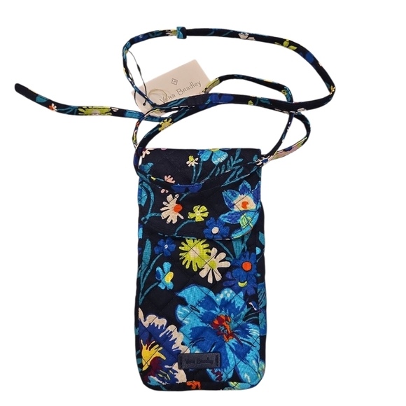 NWT. VERA BRADLEY CARSON CELLPHONE CROSSBODY. MOONLIGHT GARDEN.25110-N13. - Picture 1 of 9